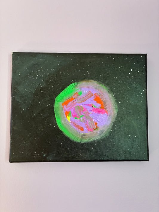 Planet Imprint Canvas Paintings- 8"x10"